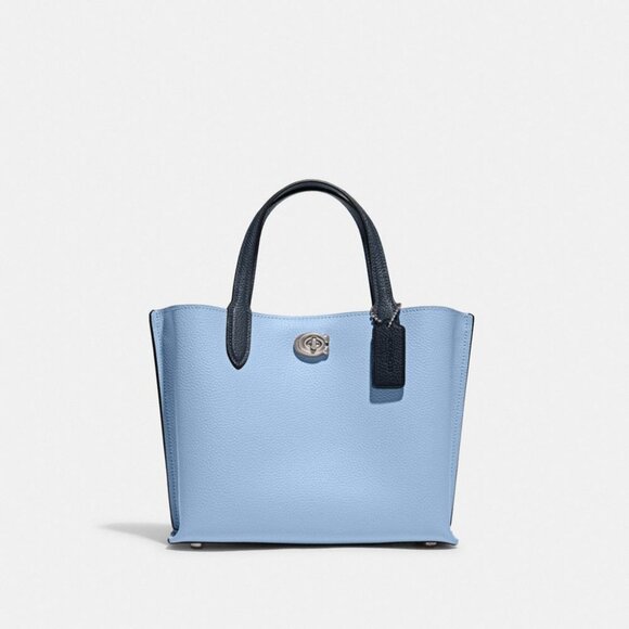 Coach Willow Tote Bag 24 In Colorblock - Picture 1 of 10